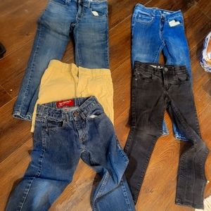 Lot of boys size 7 jeans size 6 shorts
